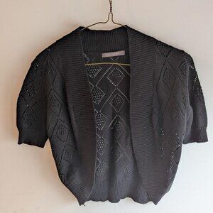 Suzy Shier Women's Black Cardigan